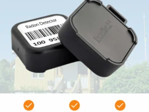 Radtrak3® radonmätare för korrekt mätning av markradon, radon från blåbetong och radonhalter i villa.